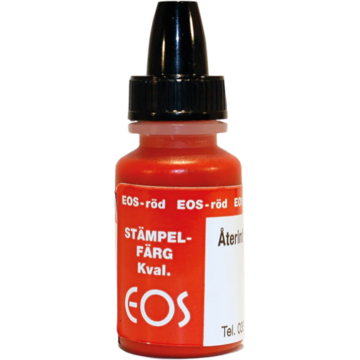 Stempelfarve EOS 10ml Rød