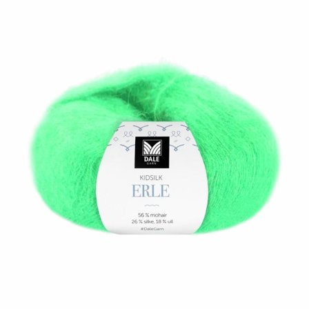 Dale Garn Kidsilk Erle Eplemint 9081, 50g