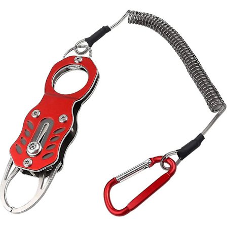 Fiskesnor, Spiral Nøkkelring Fiskekjevegrep, Inntrekkbar Elastisk Menn Rustfritt Stål Spiral Nøkkelring Nøkkelring