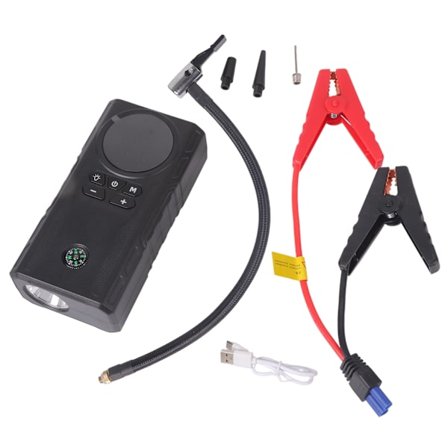 Bærbar luftkompressor elektrisk bilpumpe automatisk dekkoppblåser med LED-lys