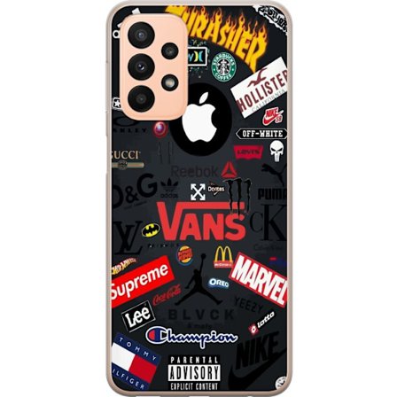 Kompatibelt Mobilskal till Samsung Samsung Galaxy A23 Loggor