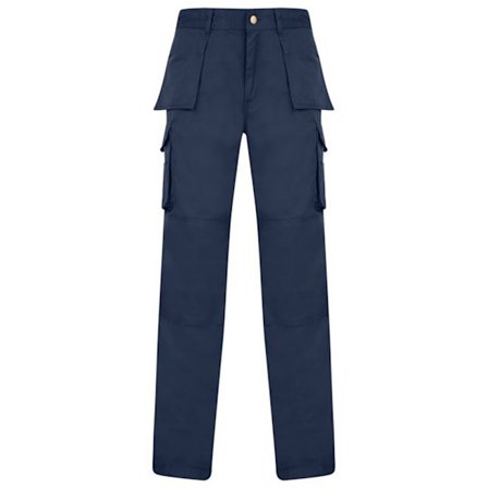 Absolute Apparel Arbetsbyxor Cargo Utility Herr 32R Marinblå