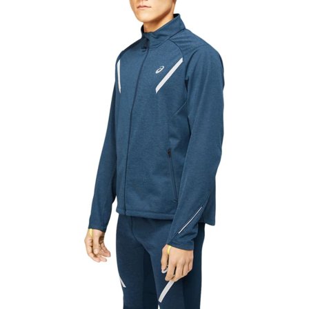 Asics Men's Lite-Show Winter Jacket Men unlined workout jackets Blue S
