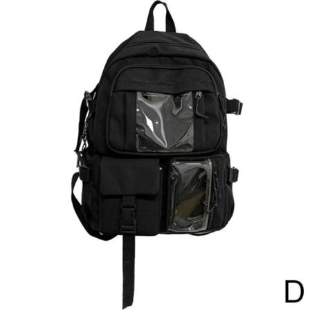 S-jiang Söt Kvinnor Ryggsäck Med Stor Kapacitet Vattentät Hona Sch