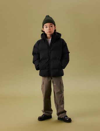 name it Nknmusk Puffer Jacket Tb Noos - Black - 116