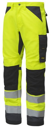 Snickers Workwear 6331 AllroundWork Arbeidsbukse varsel, gul Varsel, Gul, Klær
