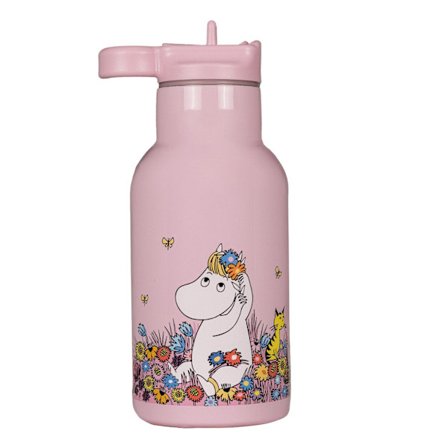 Muumipeikko Äng, Muovinen juomapullo, Pinkki - Rätt Start