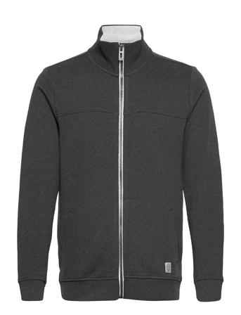 Sweatjacket With Cutline Grey Tom Tailor