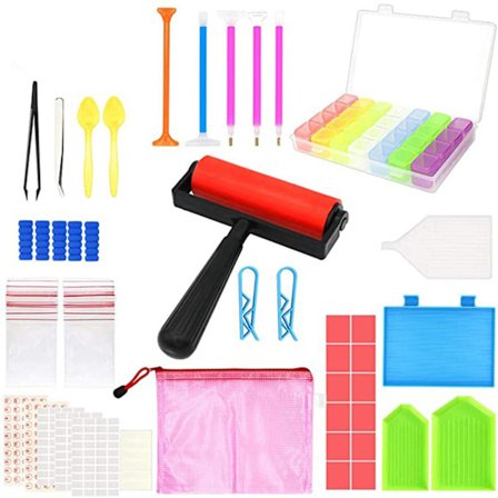 60 st Diamantmålning Broderi Verktyg Tillbehör