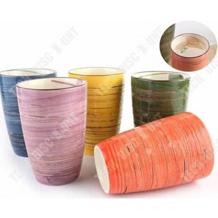 Traditionell japansk glas - TD - 300ml - Keramik - Orange - Diskmaskinssäker