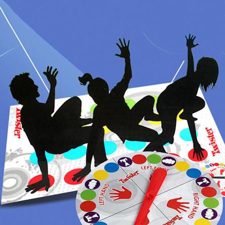 Indendørs sjov twister spil legetøj udendørs sport bevægelser interaktion ga farverig y colorful One Size