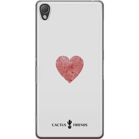 Kompatibelt Mobildeksel til Sony Sony Xperia Z3 Cactus and Friends - Fingerprint Love