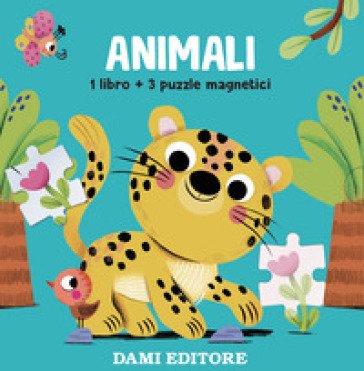 Animali. Libri con puzzle magnetici. Ediz. a colori. Con 3 puzzle