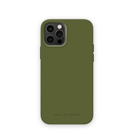 Silicone Case iPhone 12 / 12 Pro Khaki