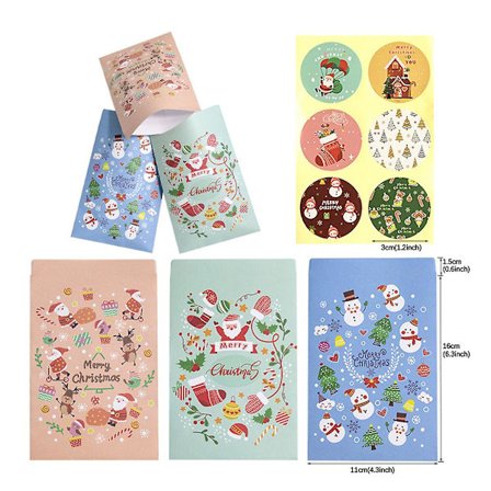 24-pak Gave til Børn Teenagere Papirposer Julegodteposer Pose