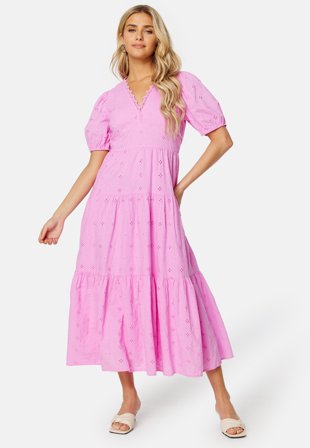 YAS Livista 2/4 Long Dress Cyklamen Klær