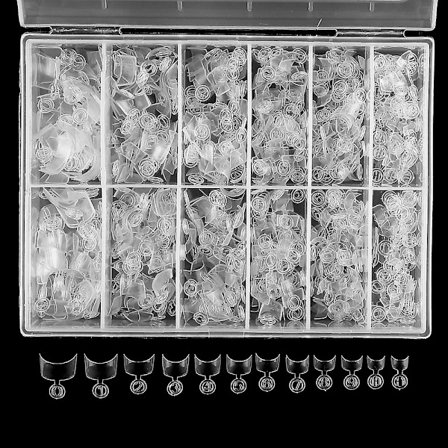 600 st korta nagelspetsar korta ovala halvöverdrag falska nagelspetsar 12 storlekar falska nagelspetsar med låda