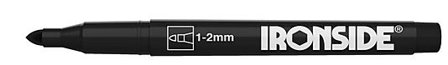 IRONSIDE Merkepenn rund spiss Svart