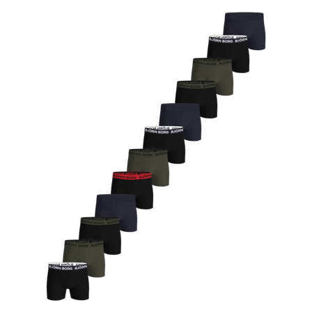 Björn Borg Cotton Stretch Boxer 12-Pack M's Mp001 - Multipack 1