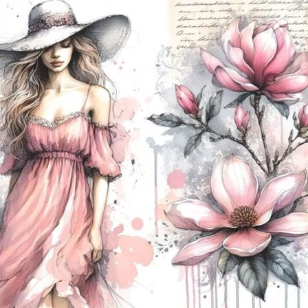 Vackra Kvinnor Poster A4