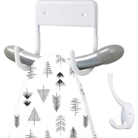 Strykebrettholder Veggmontert Strykebrettkrok Metall Strykebrettholder Sterk Strykebrett Oppbevaring Veggfeste