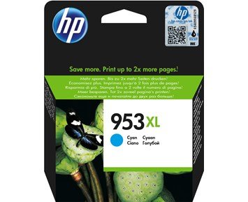 HP-953XL Cyan-HP 953XL Cyan blekkpatron-Printing ink, toner & paper-Blekkpatroner