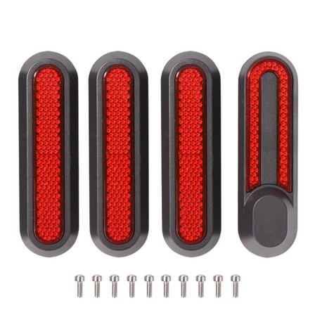Xiaomi M365/PRO2 Scooter Sidedekoration Covers 4 Stk Rød