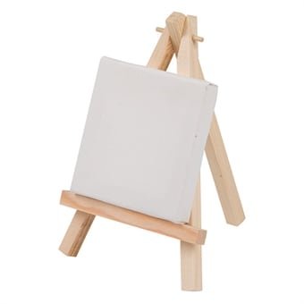 Canvas med staffeli - mini