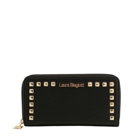 Laura Biagiotti Elliza Wallet , Zwart , Dames , Maat: ONE Size Portefeuilles