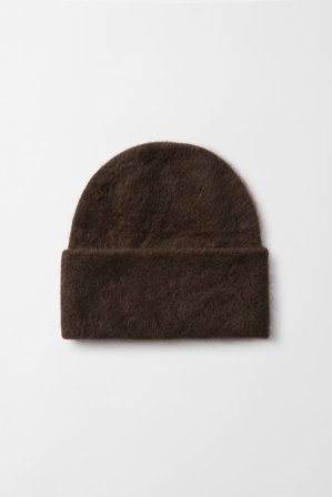 Soft Goat - Brushed beanie - Cashmere beanie - One Size - Mocha
