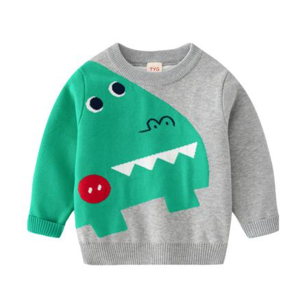 Boy Crew Neck Tröja Printed Pullover