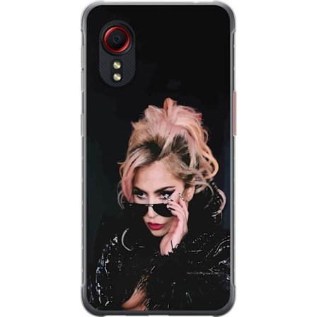Kompatibel Mobilcover til Samsung Galaxy Xcover 5 Lady Gaga portræt med solbriller og dramatisk makeup i mørk glamorøs stil