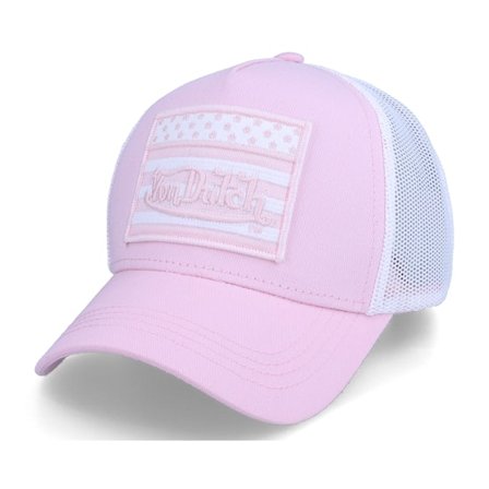 Von Dutch - Růžový trucker Kšiltovka - Pink Flag Trucker @ Hatstore