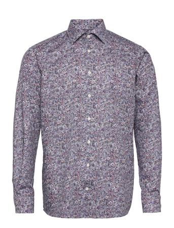 Men's Shirt: Business Signature Twill Patterned Eton