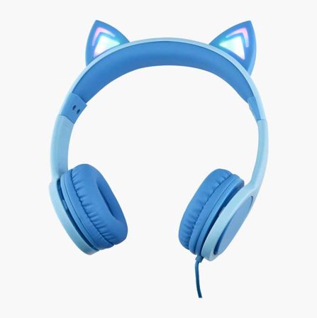 Hörlurar till barn blå