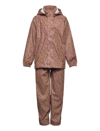 Nmfladry Rain Set Aop Au Fo Lil Brown Lil'Atelier