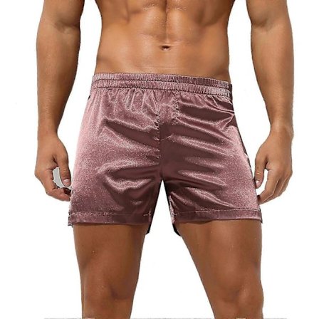 Herr Silke Satin Boxershorts Underkläder Sov Pyjamas Lounge Shorts