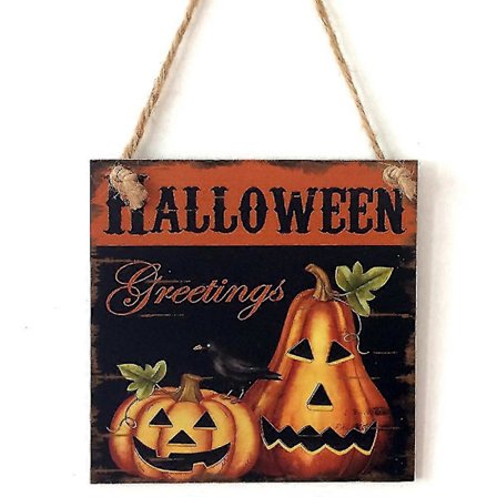 Halloween Terror -pelottava ripustuslappu ikkunaan, ovenripustin, juhlakoriste