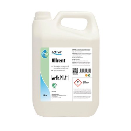 ACTIVA Allrengöring Free 5L - Lyreco - Städ och hygien - Rengöringsmedel - Allrent