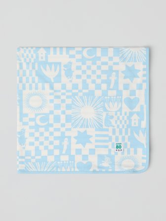 Polarn O. Pyret - Moomin blanket - Onesize - Childrenswear - blue