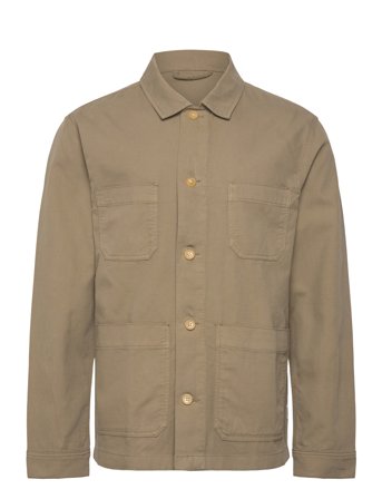 Lindbergh Embroidered Overshirt - Khaki green - L