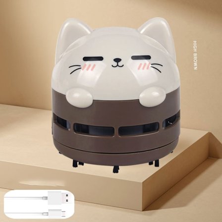 Bedårende bordstøvsuger, USB genopladelig mini bordstøvsuger