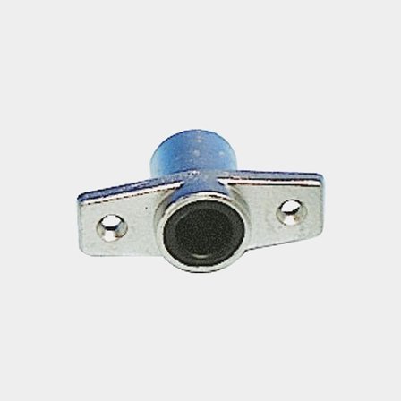 Držák vesel / vidlice vesel, pro sklopení, s tlačítkovým zámkem, hliník, 51 mm (2"), otevřené dno, 1 kus