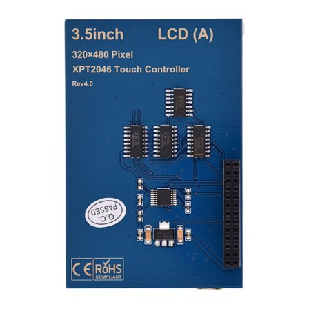 Touch Screen Monitorer 3,5 tommer Touch Screen Monitor TFT LCD til Raspberry PI 3 Etui Kølelegemer