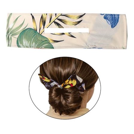 Deft Bun Muotihiuspannat Naiset Kesä Solmittu Lankapanta Painettu Hiusklipsi Letittäjä Helppokäyttöinen DIY-tarvikkeet