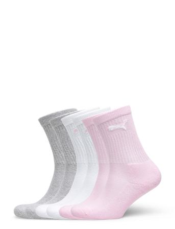 Puma Junior Crew Sock 6P Ecom Socks & Tights Socks Lyserød PUMA