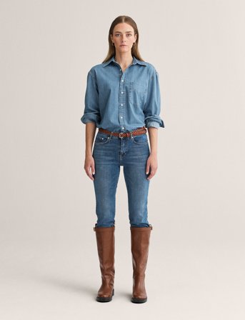 Newhouse Rafaela Denim Shirt - Blue - 40