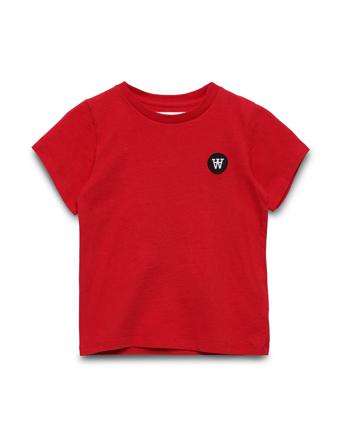 Ola Kids T-Shirt Gots T-shirts Short-sleeved Punainen Wood Wood