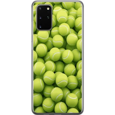 Kompatibel Mobilcover til Samsung Samsung Galaxy S20+ Mønster af grønne tennisbolde i høj detalje, sporty motiv med gentagende tekstur og stærke f