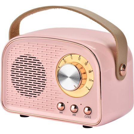 Bluetooth-högtalare, trådlös vintage-högtalare, trådlös bärbar Bluetooth-högtalare som stöder TWS-parning/U-skiva/TF-kort/AUX